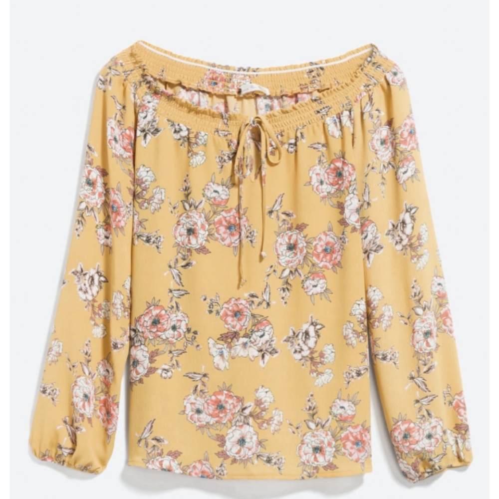 Yellow Blouse Stitch Fix